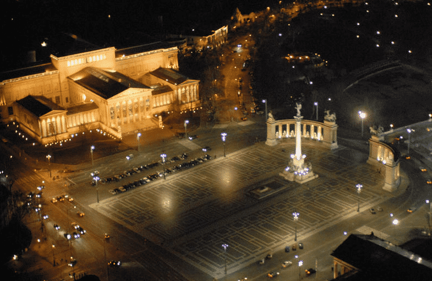 Heldenplatz in Budapest