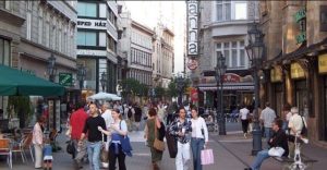 Váci Straße in Budapest