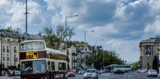 Sightseeing-Bus in Budapest