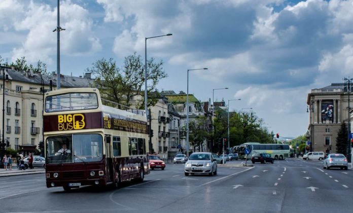 Sightseeing-Bus in Budapest