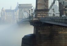 Die Kettenbrücke in Budapest