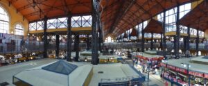 Die Große Markthalle in Budapest