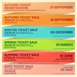 OZORA 2025 - TICKETS Zeitplan